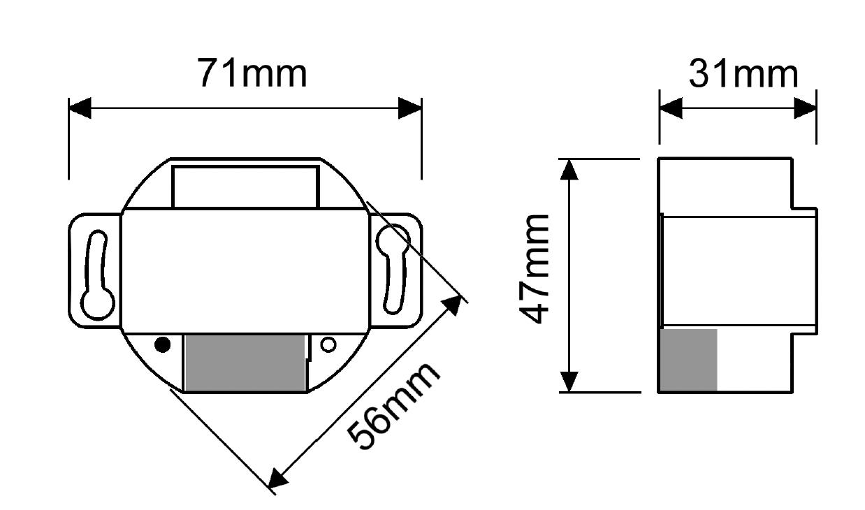 Relais CASAMBI Dimensions